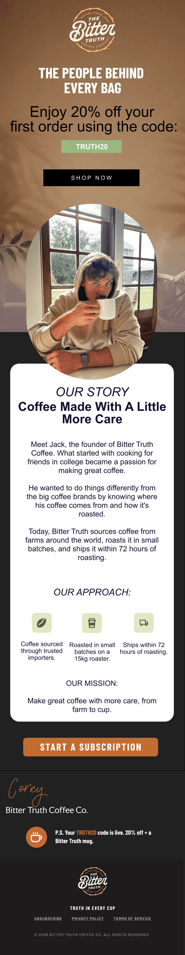 Brand Story Email — After